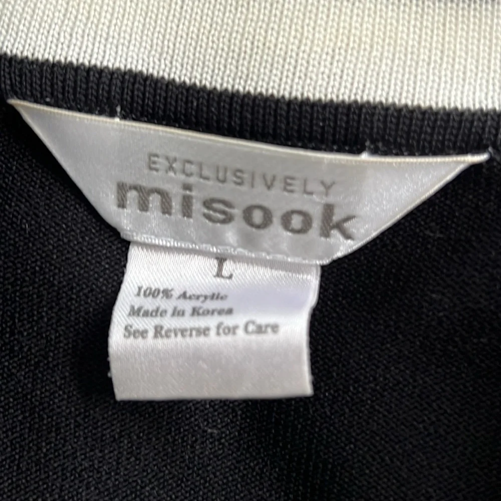 Exclusively Misook open front jacket L - Picture 3 of 4